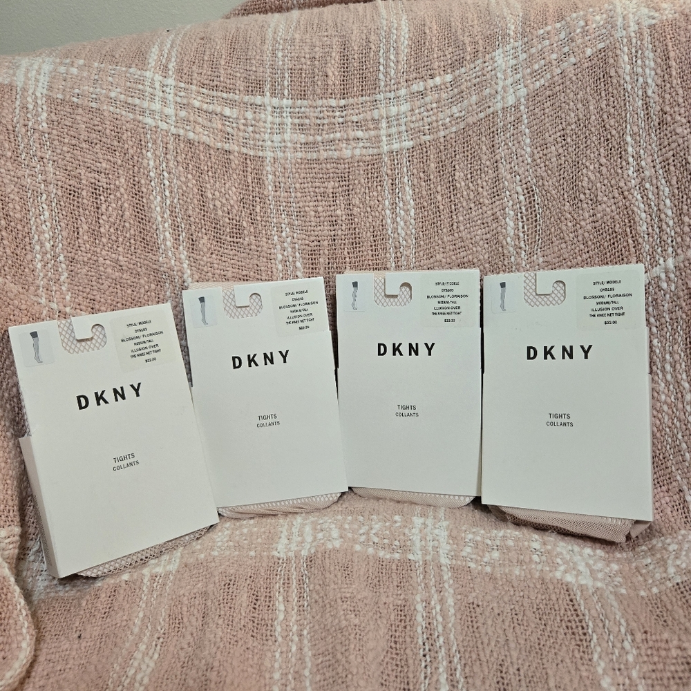 DKNY Blossom Tights - Pink Lot Of 4